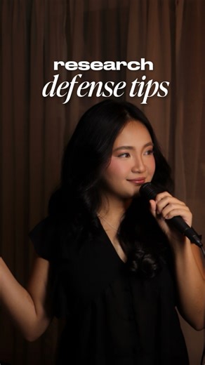 Gianna Abao on Instagram: "Research defense tips"