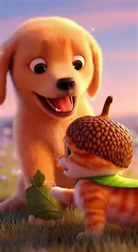 Tiny Kitten Transforms into Superhero and Saves Puppy – Epic Rescue! #Cat #SuperCat #cute #kitten