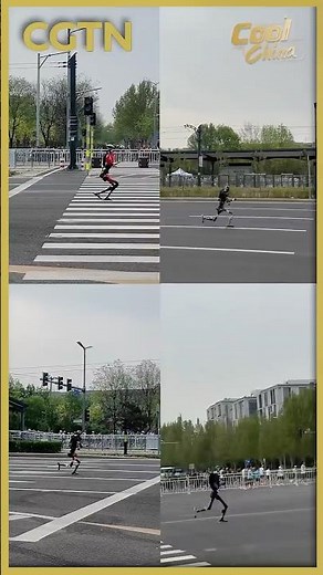 First humanoid robot crosses finish line in Beijing half-marathon #coolchina