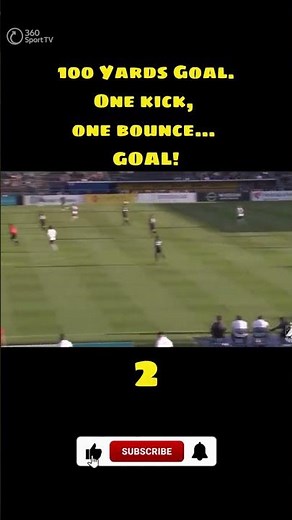 Goalkeeper Scores From 100 Yards! 🚀 One Kick, One Bounce, GOAL!