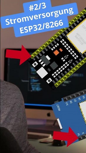 ESP32 Stromversorgung Möglichkeit Nr. 2/3 #arduino #esp32 #esp8266 #diy