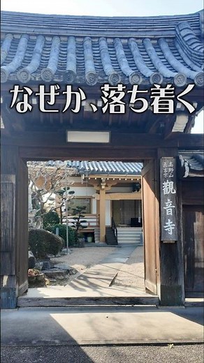 【なぜか落ち着く寺】観音寺（大阪・堺市）｜癒やしの古刹