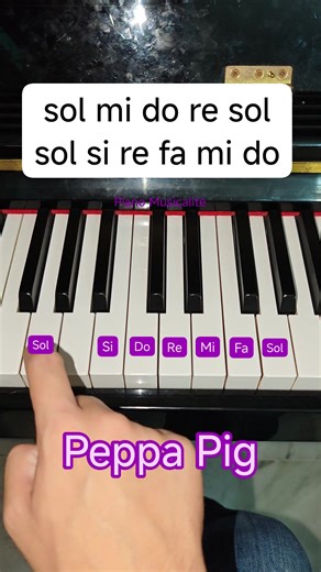 20K views · 148 reactions | Peppa Pig #piano #pianotutorial #pianolessons #short #pianomusicalite | Piano Musicalité | Facebook