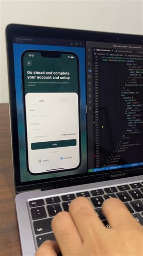 Yaqoob Developer on Instagram: "🔥 Clean Flutter Login UI"