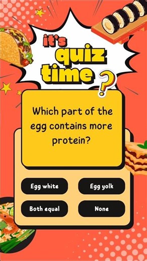 Food Science MCQ 🍞 | Quick Quiz for Smart Minds!#shorts #funquiz #trending