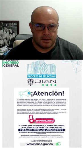 Concurso DIAN 2676: Problemas y Soluciones para Inscripción