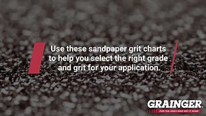 Use these charts to help you understand the different sandpaper grades and grits #GraingerKnowHow https://bit.ly/3msTUIv | Grainger