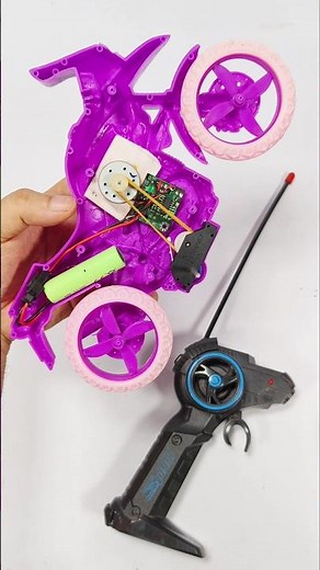 RC motorcycle bike powered by remote control / remote control motorcycle bike / bicycle • DC motor