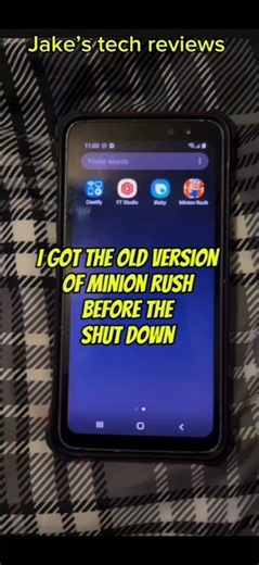 I got the old version of Minion Rush 😮 #shorts