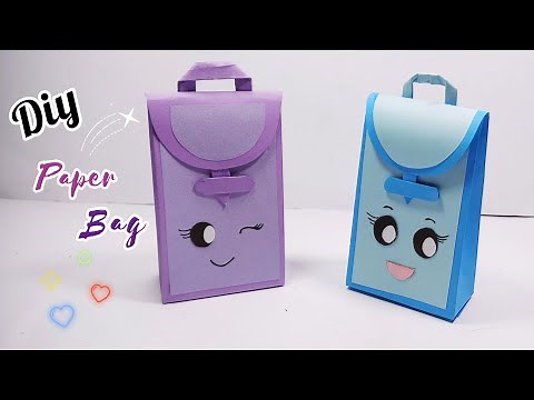 DIY Mini Paper Bag | How to Make a Paper Bag | Easy and Cute Handmade Paper Gift Bag