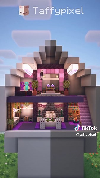 Building a BT21 Van House in Minecraft