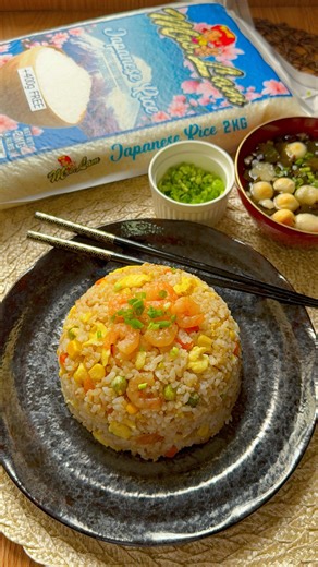 Maria Teresa Rayandayan | Craving some Japanese-style comfort food? 🇯🇵🍚🍤 Check out this easy Shrimp Chahan using premium Mrs. Lam’s Japanese Rice! Ang sarap and the... | Instagram