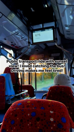 Public transport rise with sunset view! Love catching bus, so relaxing! Driving makes me feel tired but I love teaching how to drive! #publictransport #bus #australia #sunset | Mary Rose A. Fletcher