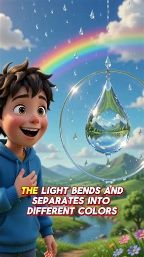 Why Do Rainbows Appear? 🌈 | Amazing Science Facts #Shorts
