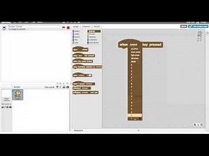 Scratch 2.0 Tutorial Video:When the Space key pressed