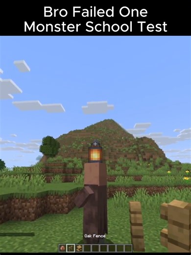 Bro Fails Monster School Test: A Minecraft Tale