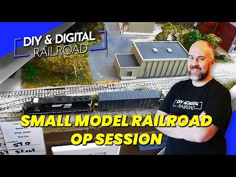 Small N Scale Model Railroad Operation Sesson