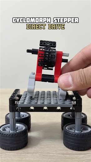 Cyclomorph Stepper Direct Drive #lego #legotechnic #mechanical #mechanism