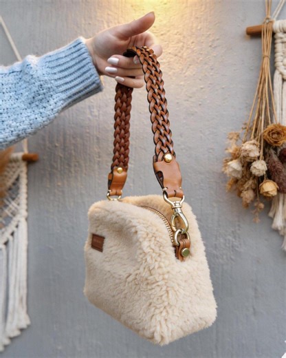 Braided Leather Bag Handle 1 Inch, Genuine Cowhide Purse Strap, DIY Bag Making Accessory - Etsy