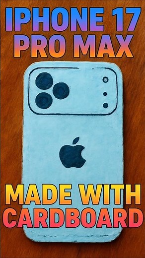 ✨📱iPhone 17 Pro Max | Made with Cardboard 📱 ‪@DivyanshOfficialArts‬ ‪@DrawzyX_Official‬