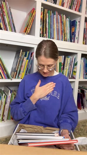 Kids' Books with Elizabeth on Instagram: "It's here!!!! My first ever Radiant Reads quarterly book box with @redballoonbookshop 🥹🥹🥹 And why not, let's turn this into a quick flash giveaway! That's what you get when I record a video completely unscripted 😉 Comment the word RADIANT to enter. I'll ALSO send you a link for the next box's wait list - you'll be first to know when it drops. Would love for you too add your name to the list! Giveaway closes tonight and I'll randomly pick a winner tom