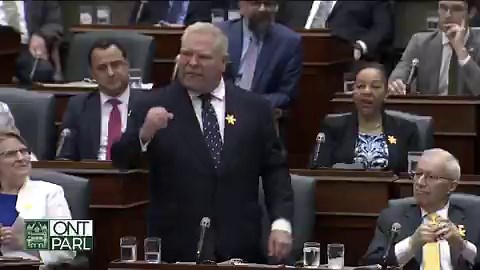 Doug is currently literally bankrupting Ontario.There is no blaming the previous government for anything. No one remains from them and you’ve been in power for 8 years, Doug.This is all you.