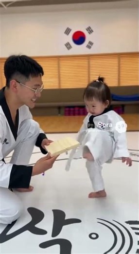 송판 발차기 격파 #sora2