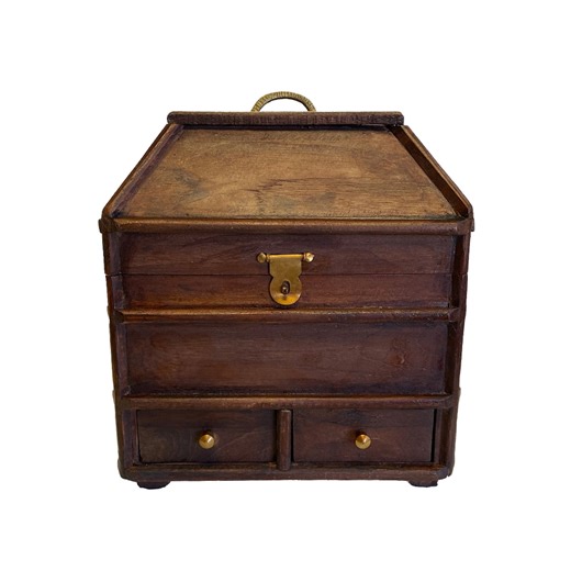 Antique Style British Campaign Chest, Stationery Storage - Etsy Canada