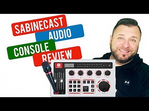 SabineCast Audio Console Soundboard with Microphone Review & Demo