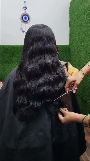 Very Thick Long Braid Chopped off. Extremely thick hair cut. Long huge braid. #longhaircut #bald