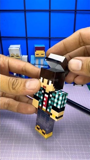 Papercraft Minecraft YouTubers Edison #shorts