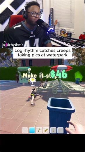 I caught creeps at my waterpark!