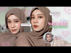 TAHAN 9 JAM 🍒💯 First Date Makeup Tutorial
