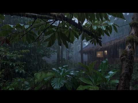 Ultimate Calming Real Night Rain in the Forest to Deep Sleep Like a Baby, Relax Deeply & Melt Stress