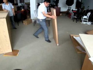 CARTON Drop test: drop times and places--- one corner, three edges, six faces