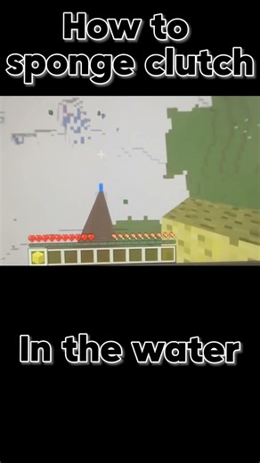 How to sponge clutch in the water