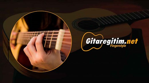 Deniz Üstü Köpürür - Fingerstyle - Kolay - Nota - Tab » Gitareğitim.net