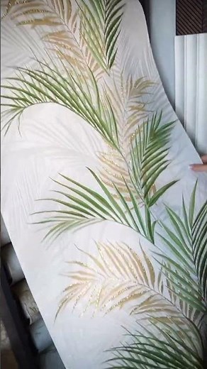 Modern Wallpaper Installation for Luxury Bedroom #wallpaper