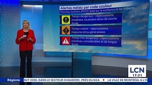 Tout comprendre sur le nouveau code de couleurs des alertes météo d’Environnement Canada