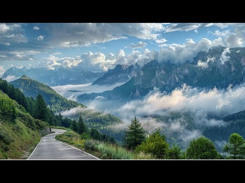 Cloud-Kissed 4K Mountain & Valley Drive | Immersive 13 min High-Altitude POV