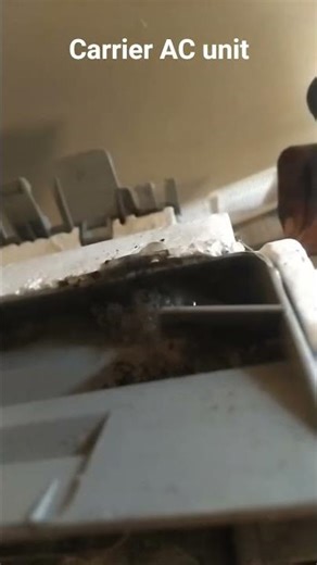 Servicing a carrier mini split air conditioner unit the correct way