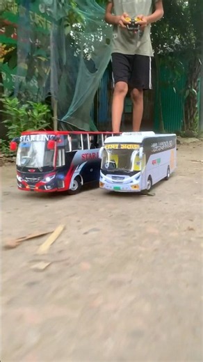 Hino Ak 1j Vs Asok leyland 12 Mfe #Rcbus #funny #rchobby #bdbuslover #scalemodel