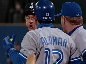 Alomar called out at home