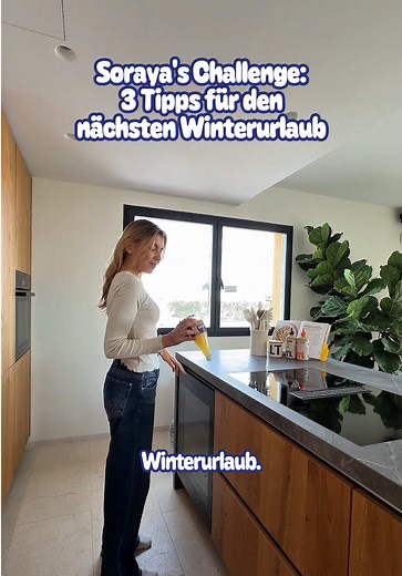 Soraya's Challenge: 3 Tipps für deinen nächsten Winterurlaub 🏝️❄️ #orangina #oranginachallenge