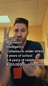 The exact ingredients it takes to become an ER doctor. #emergencymedicine #medicalschool #premed #futuredoctor #emergencyroom | Doctor Joe