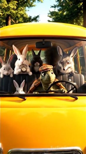 Turtle Bus Driver & the Slowest Ride Ever | Funny Animal Job Series | Episode 31