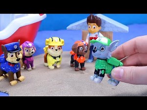 PAW Patrol Rocky RESCUES the PUPS on the Island! Best Learning Videos for Kids