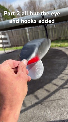 Part 2 of making the giant fishing lure #fishing#funny#neat#luresfishing