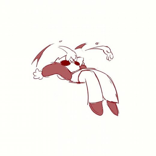 Dave Strider from Homestuck does an acrobatic flippin pirouette off the handle