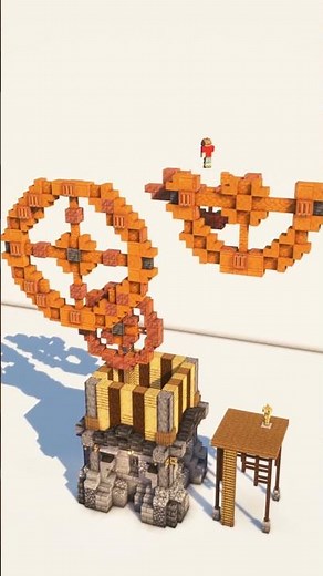 Minecraft Steampunk Clocktower #shorts